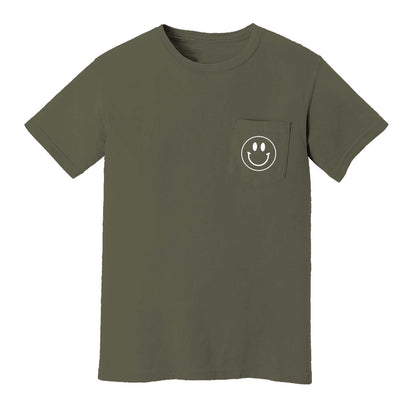 Smile Outline Pocket Tee