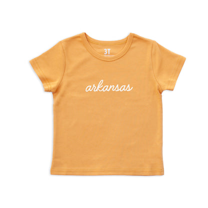 Arkansas Cursive Kids Tee