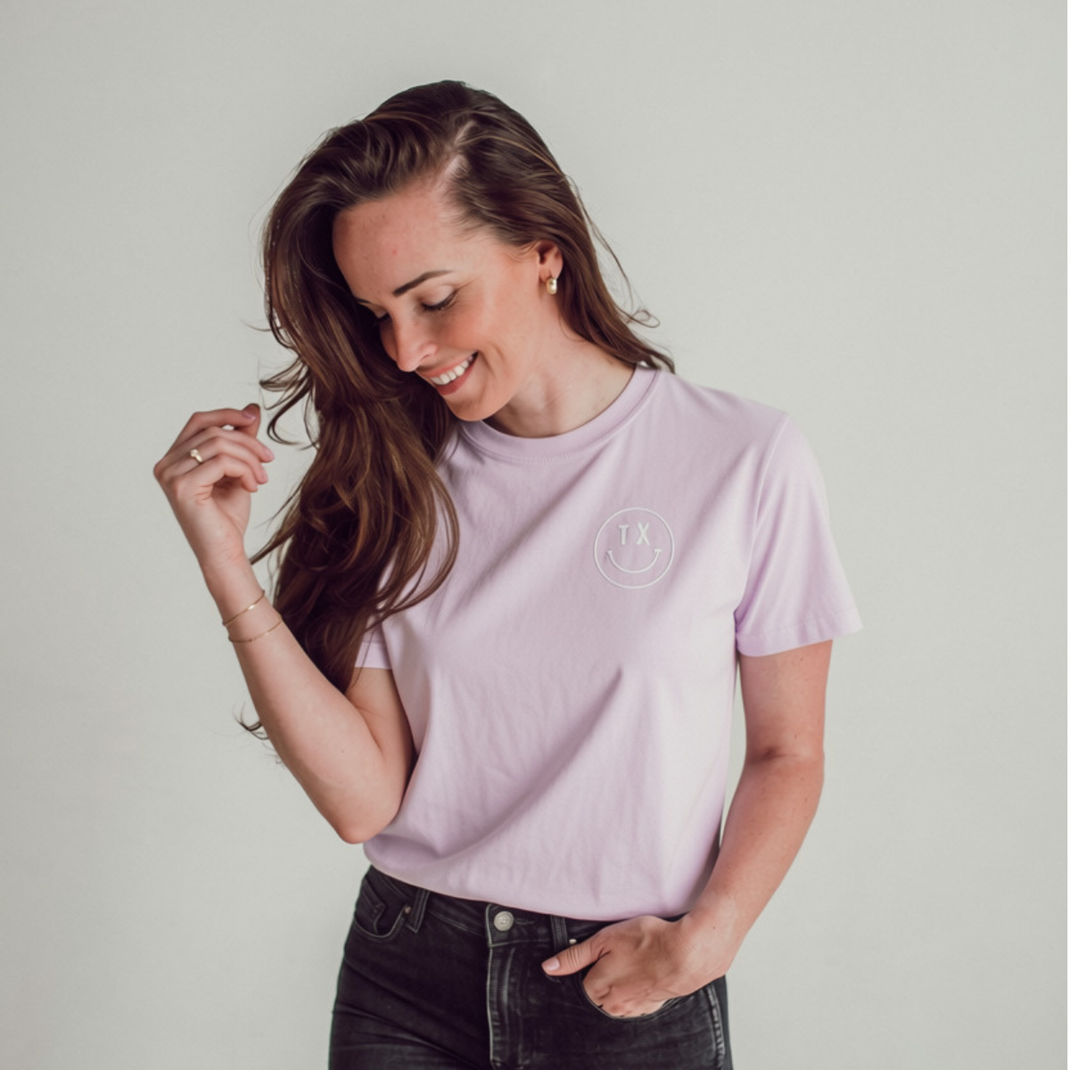 TX Smile Washed Tee