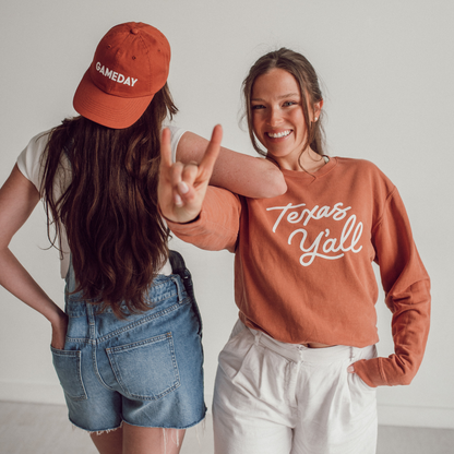 Texas Y'all Washed Sweatshirt