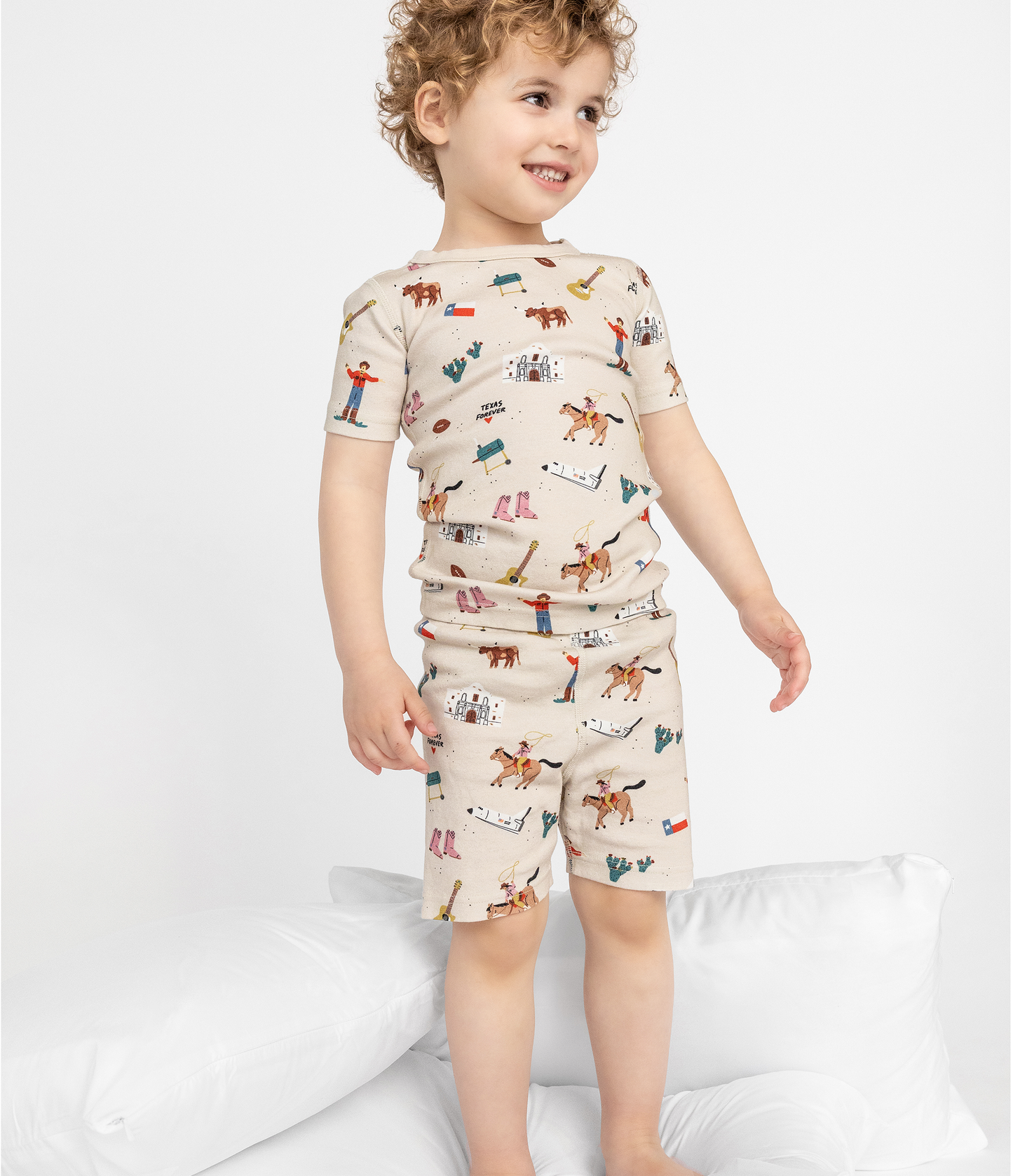 Goodnight, Texas Short Pajamas Set
