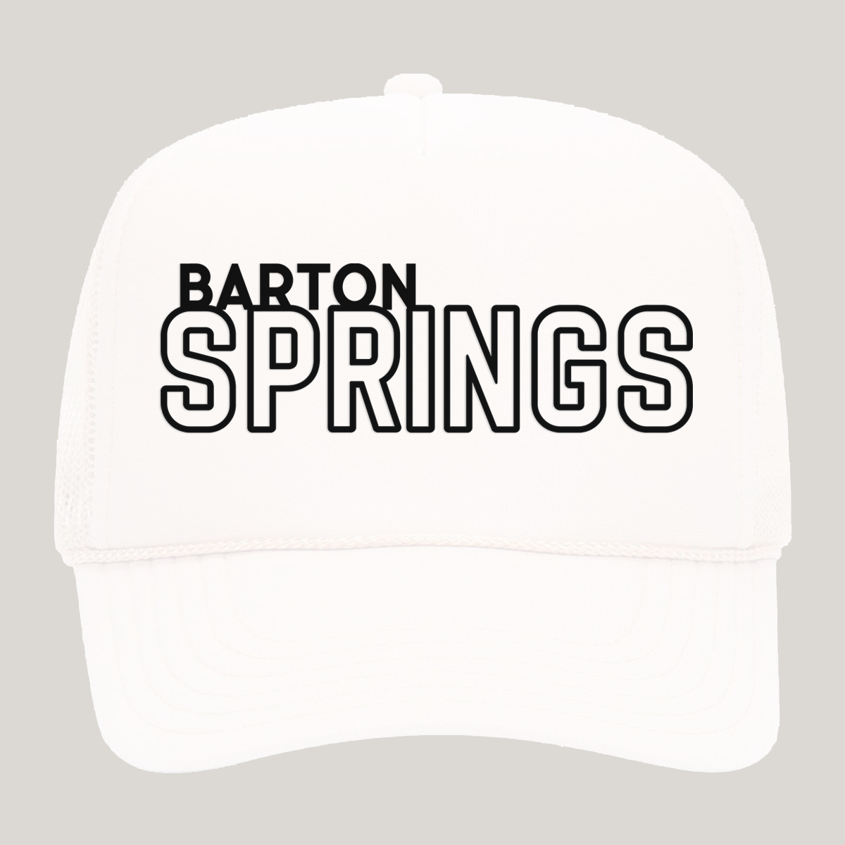 Barton Springs Outline Foam Snapback