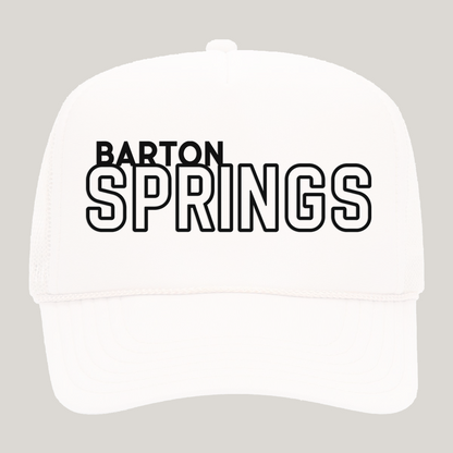 Barton Springs Outline Foam Snapback