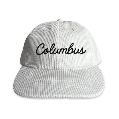 Columbus Cursive Corduroy Cap