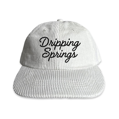 Dripping Springs Cursive Corduroy Cap
