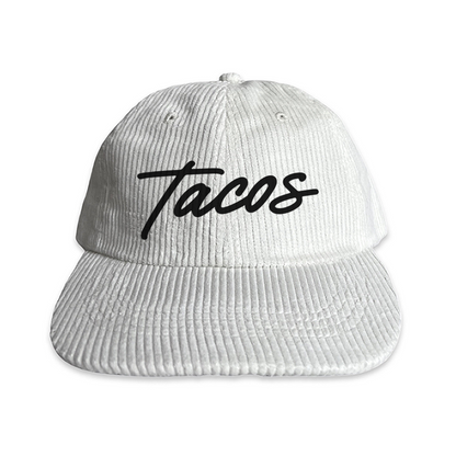 Tacos Cursive Corduroy Cap