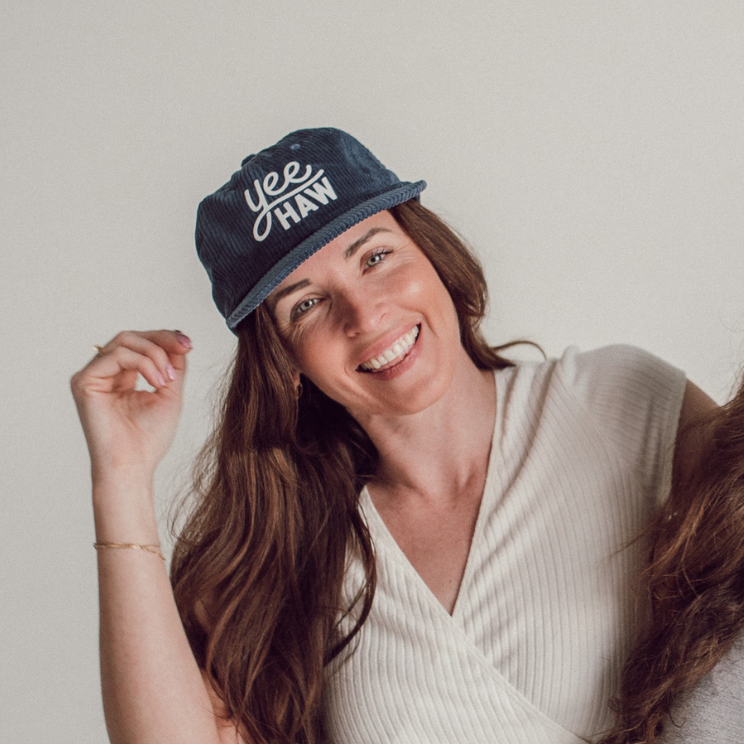 Yee Haw Corduroy Cap