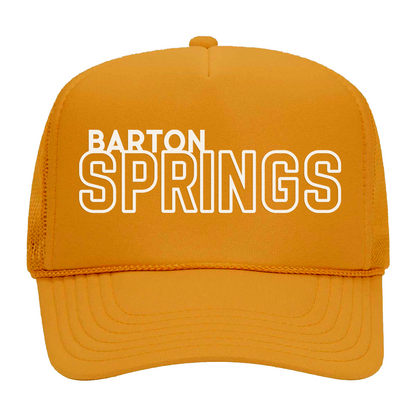Barton Springs Outline Foam Snapback