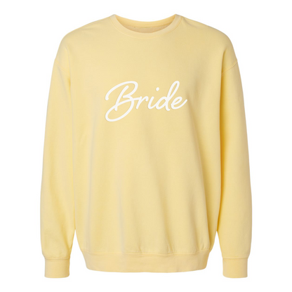 Bride Cursive Washed Sweatshirt