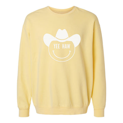 Yee Haw Cowboy Washed Sweatshirt