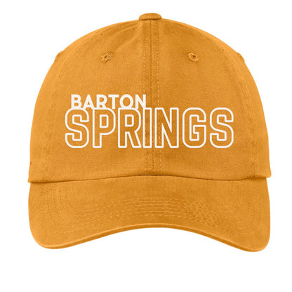 Barton Springs Outline Baseball Cap