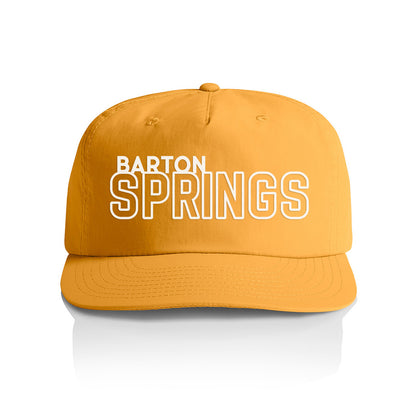 Barton Springs Outline Nylon Snapback