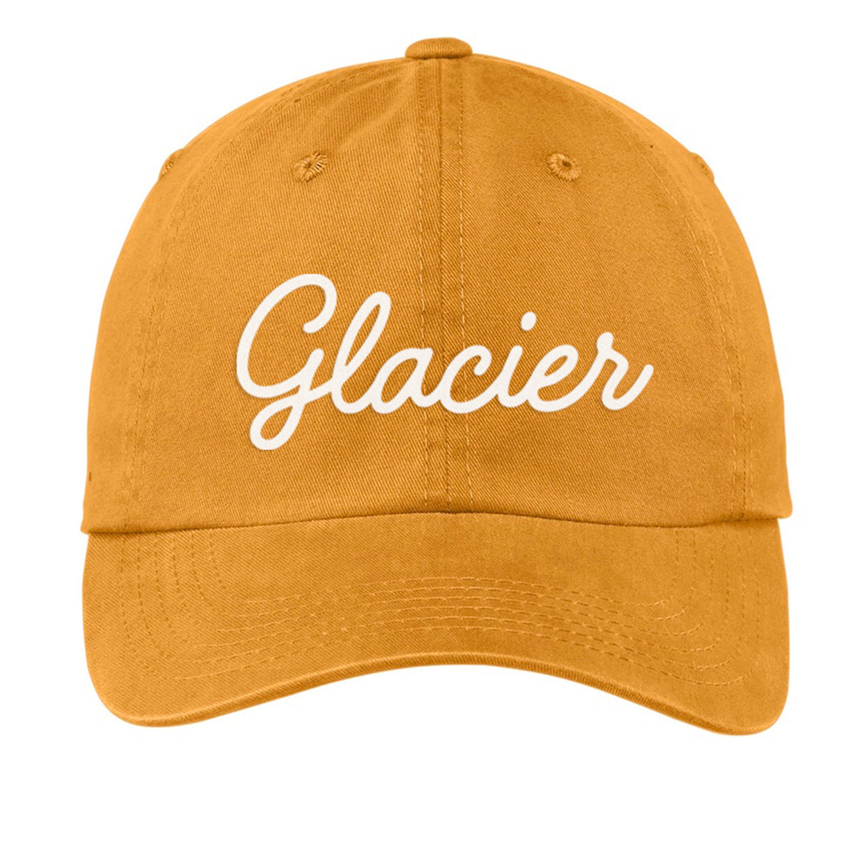 Glacier Cursive Baseball Cap