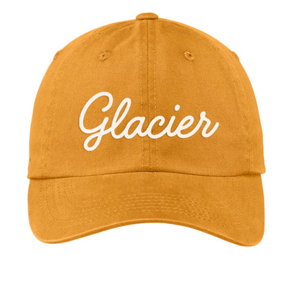 Glacier Cursive Baseball Cap