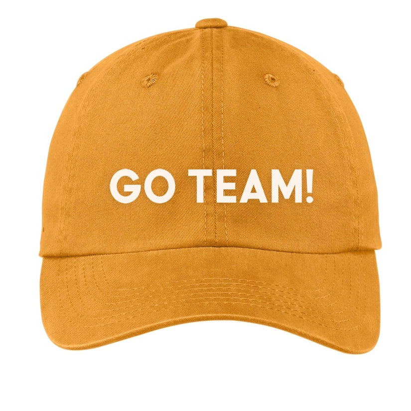Go Soft Cap Go Team! V1 Baseball Cap – Frankie Jean