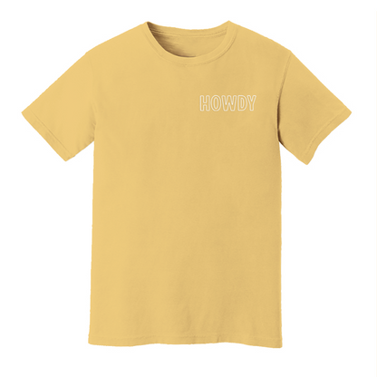 Howdy Outline Washed Tee