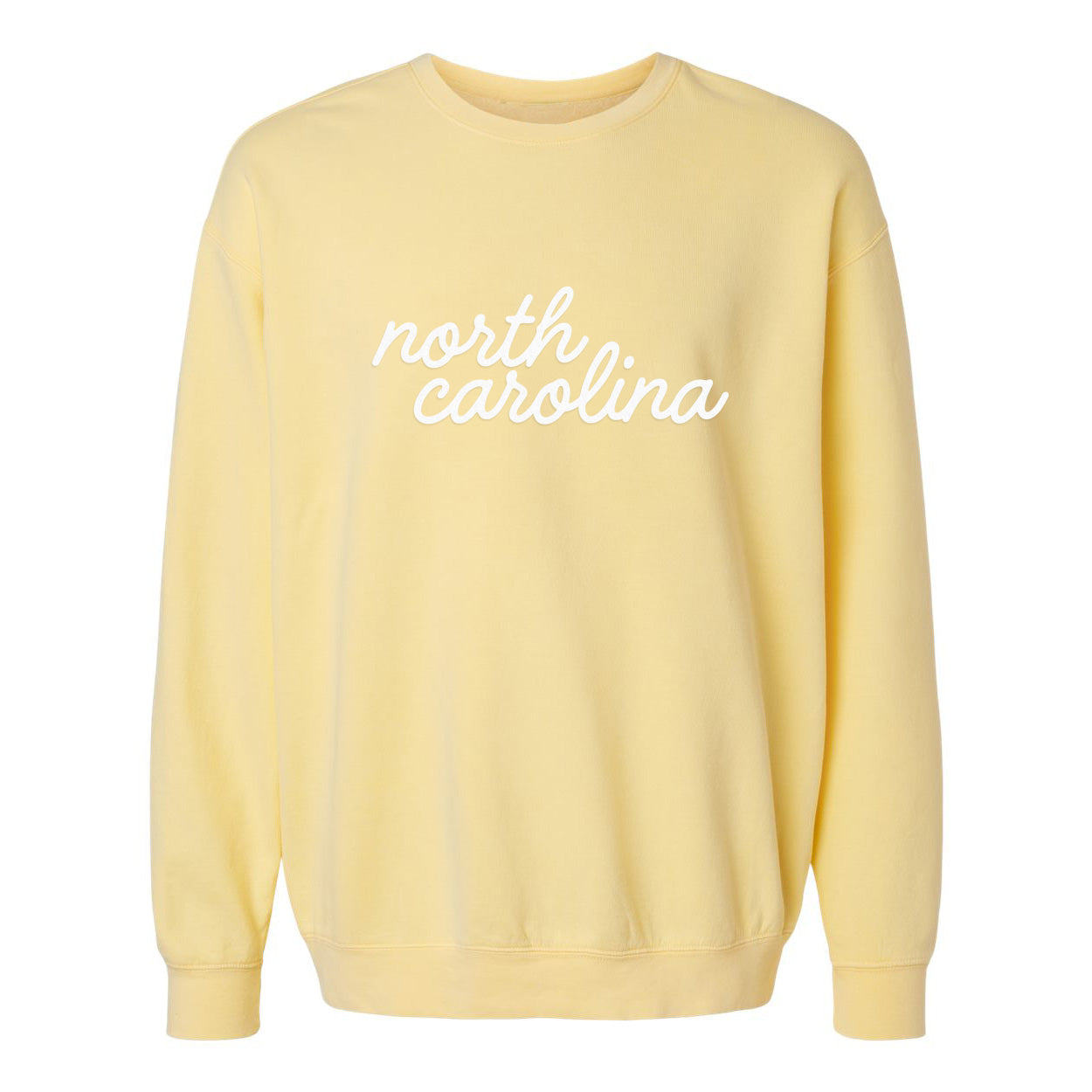 North Carolina Cursive Washed Sweatshirt