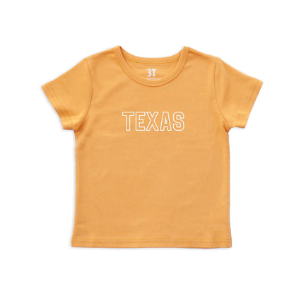 Texas Outline Kids Tee