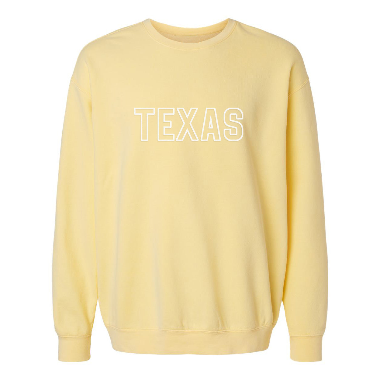Texas Outline Washed Sweatshirt