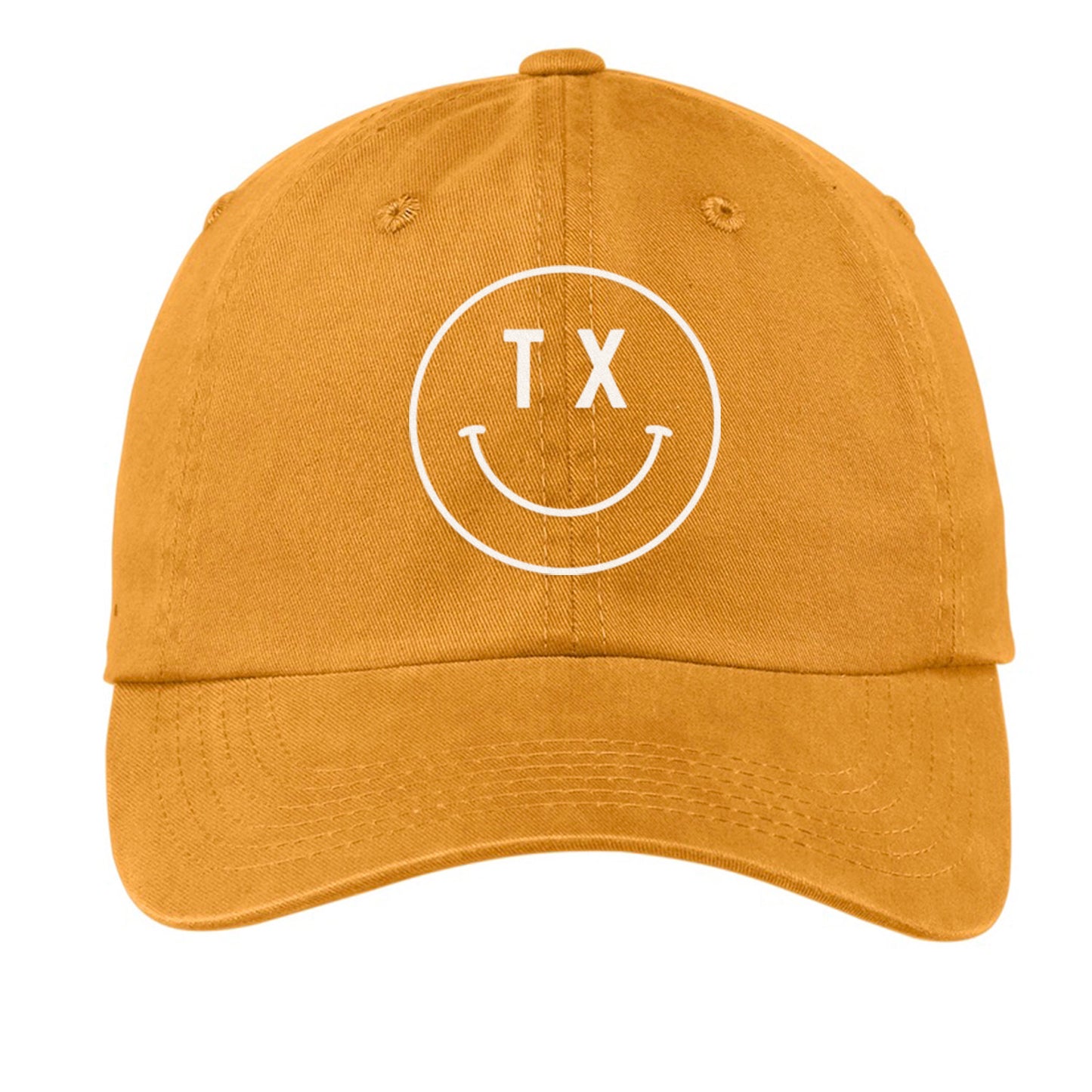 TX Smiley Face Baseball Cap