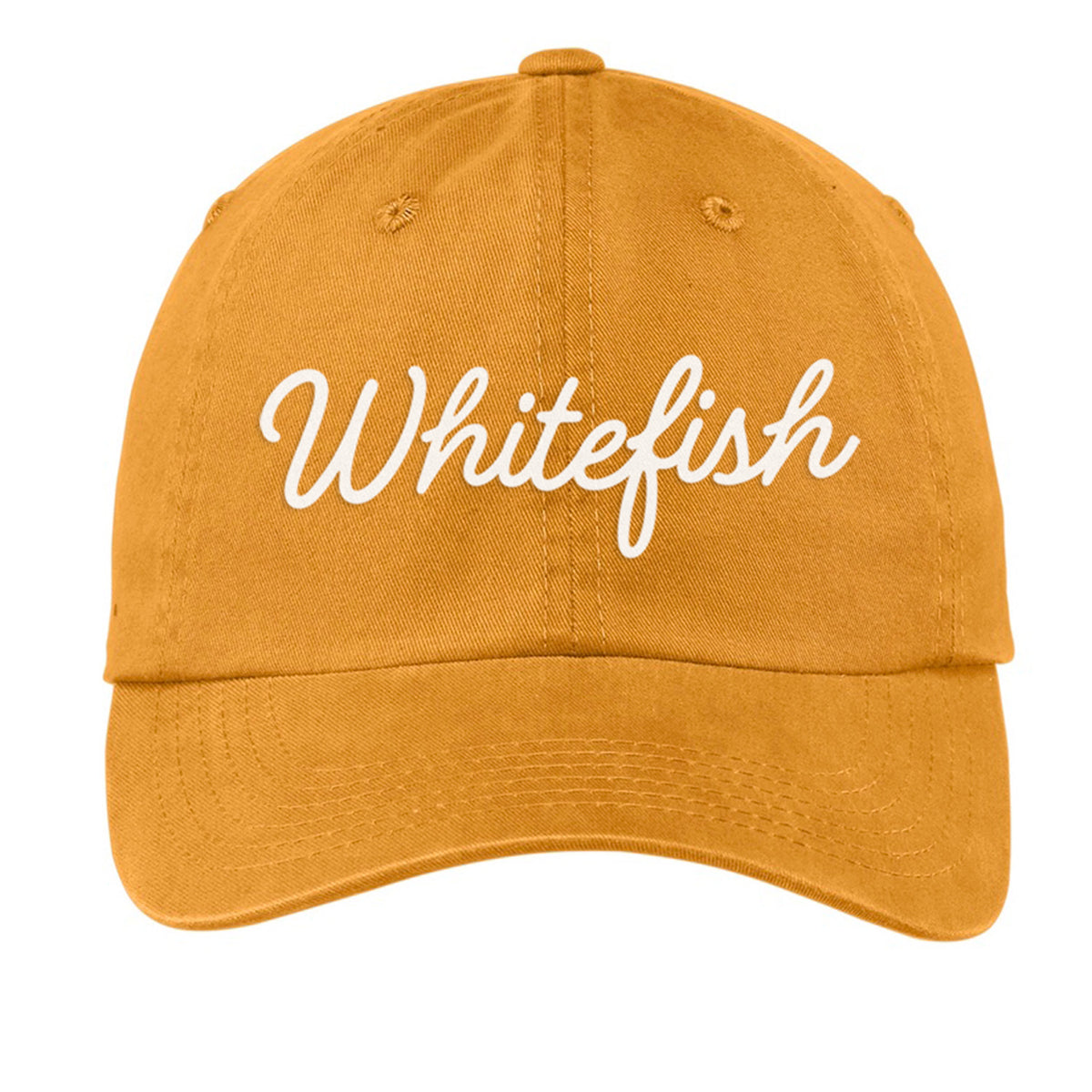 Whitefish Cursive Baseball Cap