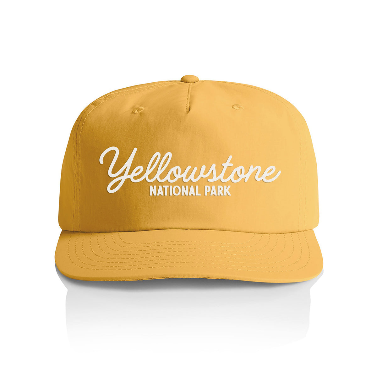Yellowstone National Park Cursive Nylon Snapback