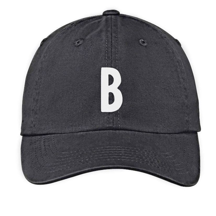Custom Initial Baseball Cap