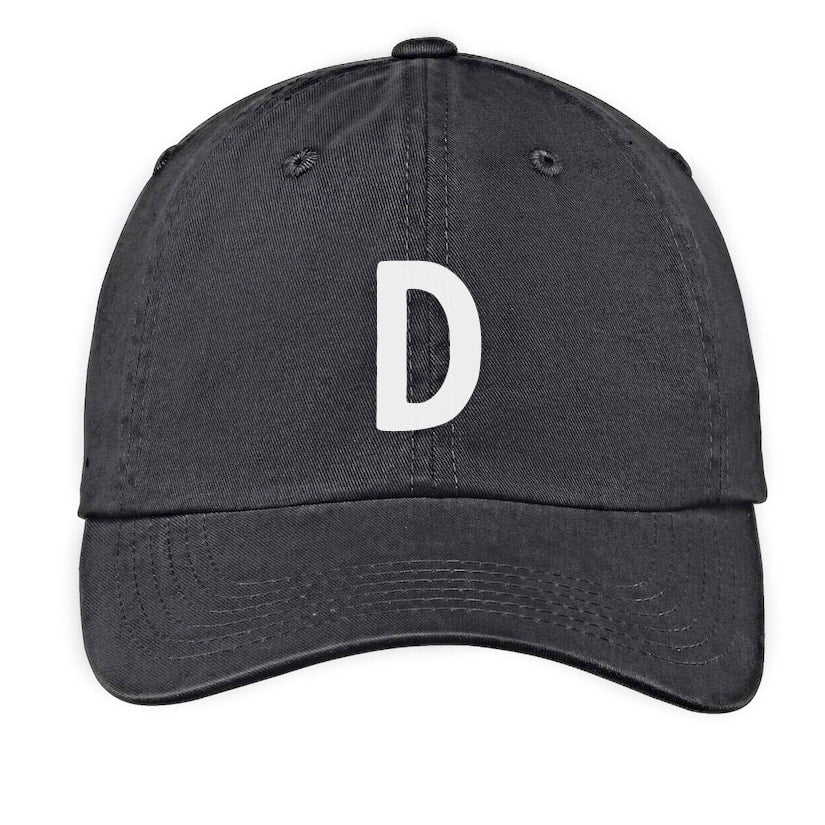 MONOGRAM A Initial Denim Baseball Hat Cap NEW New - Depop