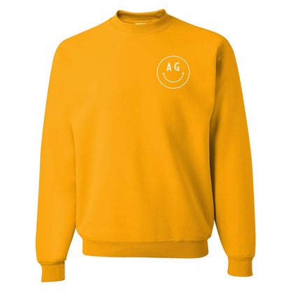 Custom Smile Initial Sweatshirt
