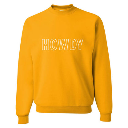 Howdy Outline Sweatshirt