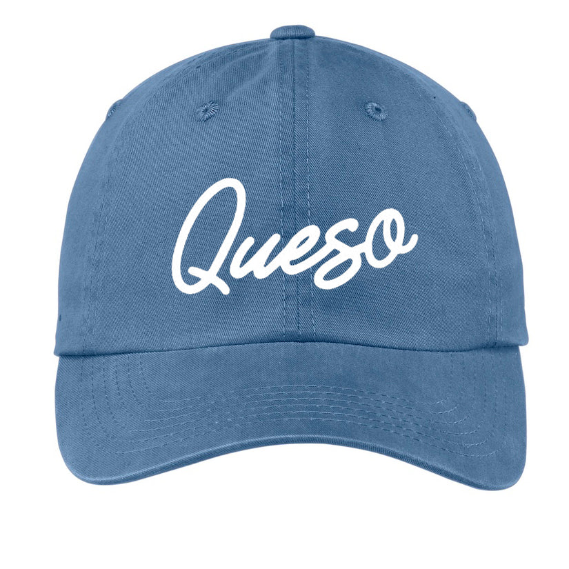 Cursive Coffee, Tacos & Queso Baseball Cap Set