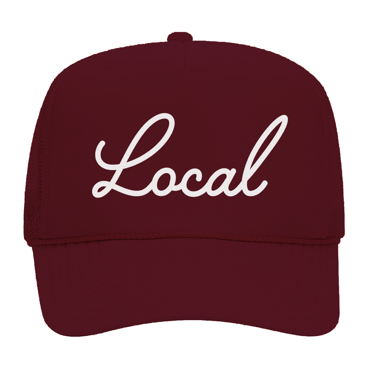 Local Cursive Foam Snapback Hat – Frankie Jean Local Cursive Foam Snapback Hat – Frankie Jean