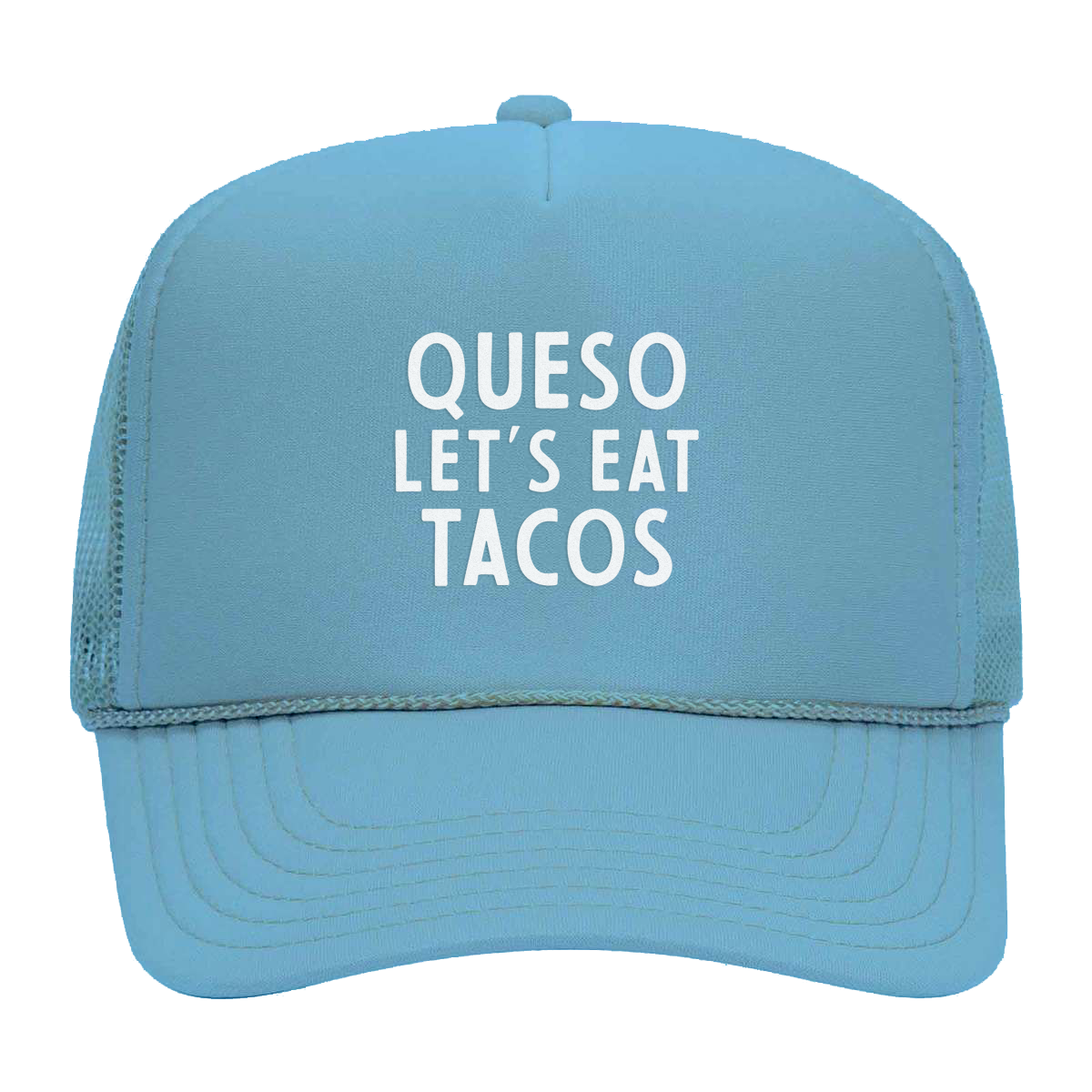Queso Let's Eat Tacos Foam Snapback