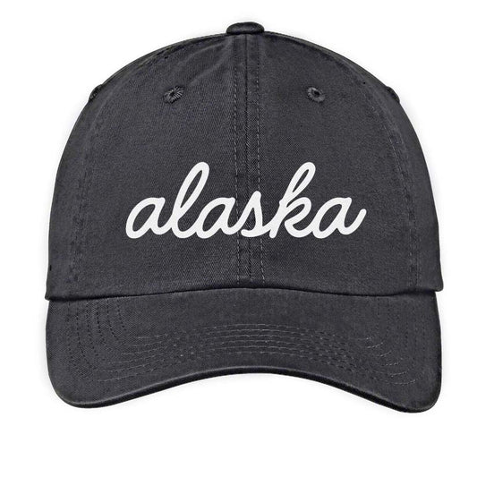 Alaska Cursive Baseball Cap