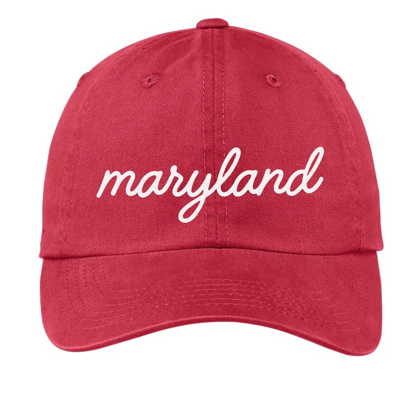Maryland State Baseball Cap
