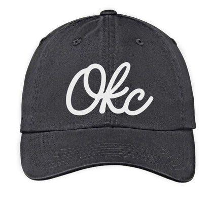 OKC Cursive Baseball Cap