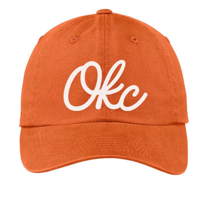 OKC Cursive Baseball Cap