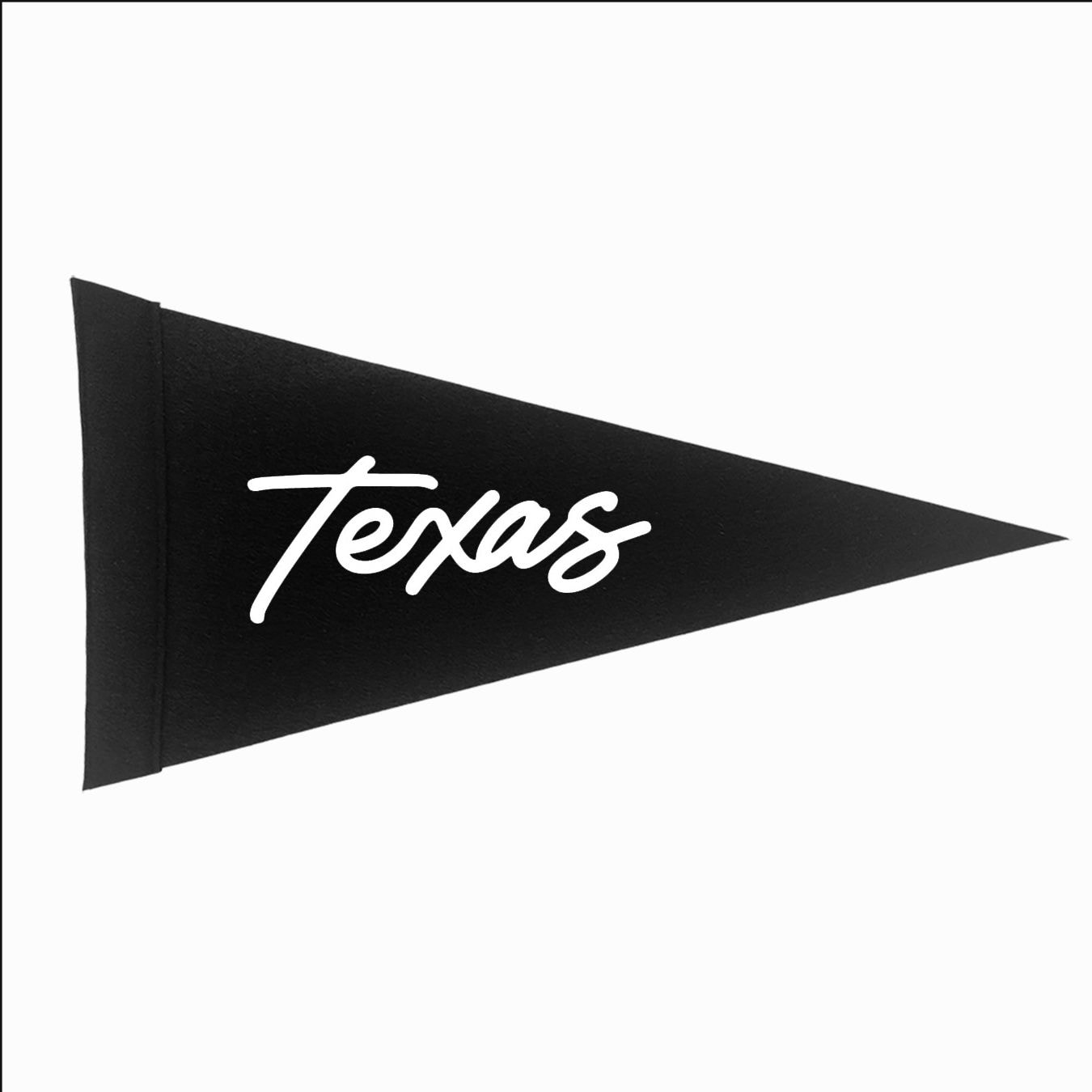 Texas Cursive Large Pennant
