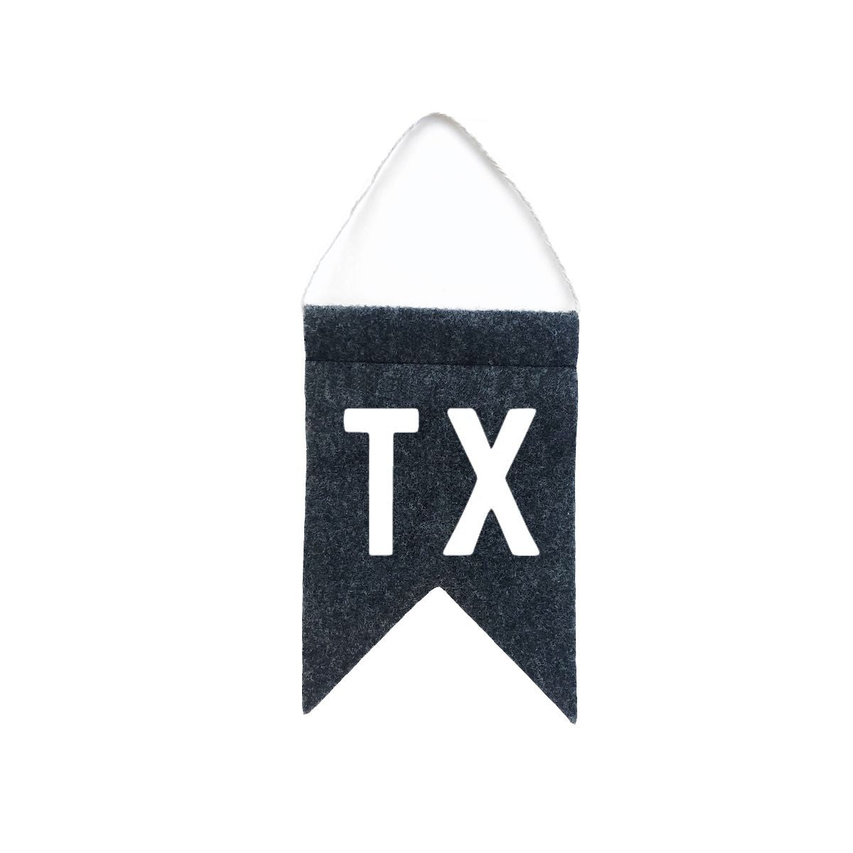 TX Small Hanging Pennant