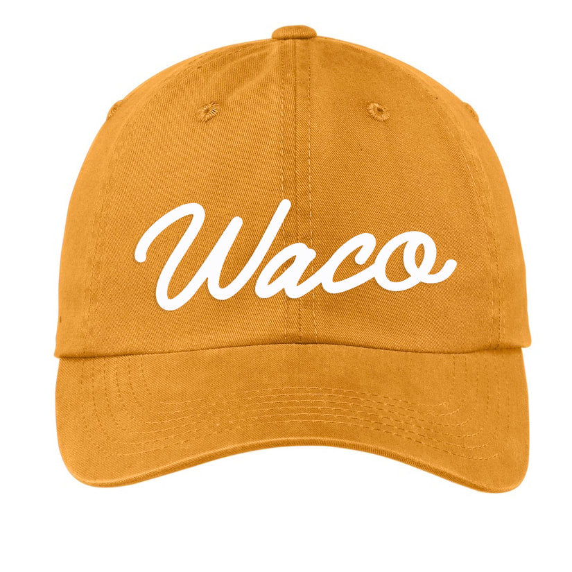 Waco Cursive Baseball Cap