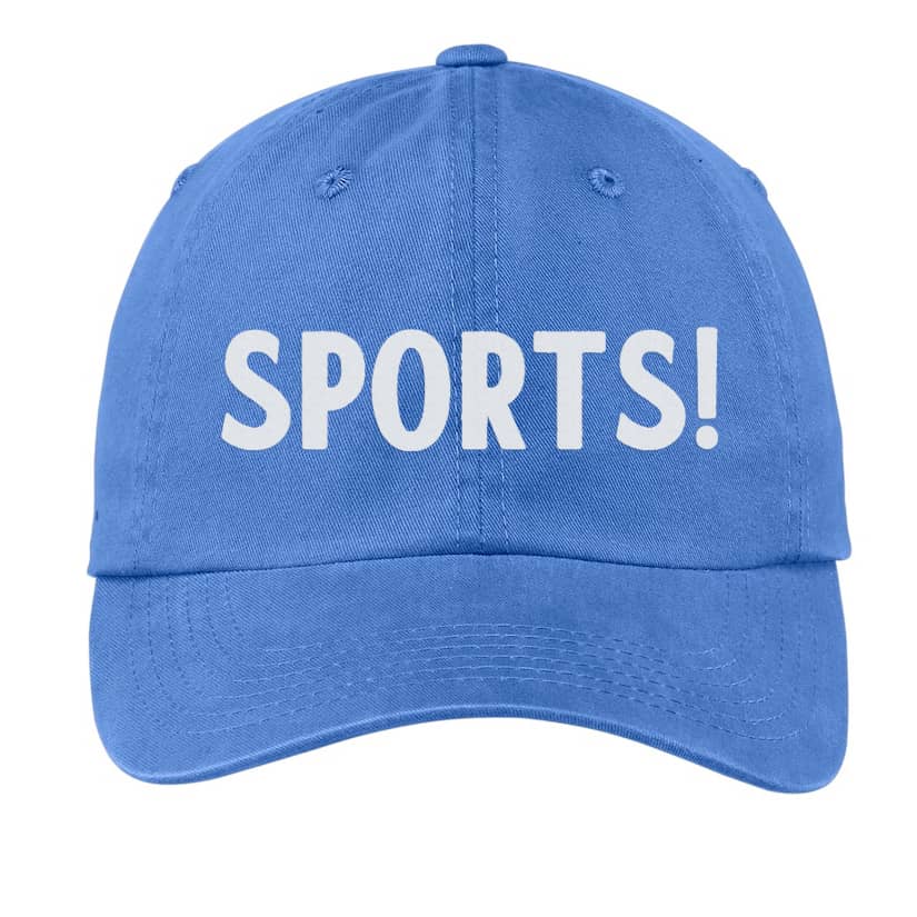 Sports! Baseball Cap Bright Blue