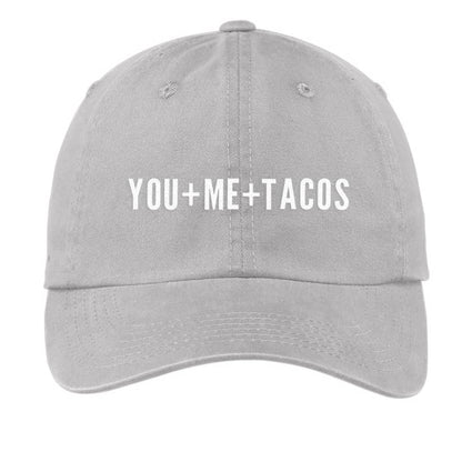 You + Me + Tacos Baseball Cap