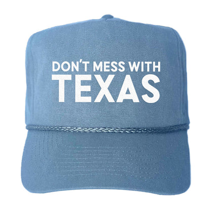 Don't Mess With Texas Canvas Trucker