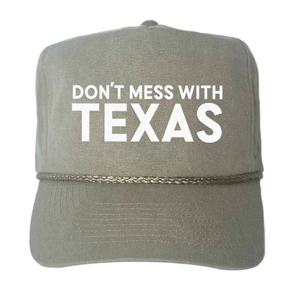 Don't Mess With Texas Canvas Trucker