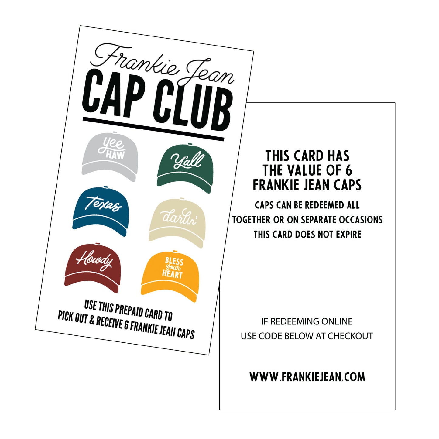 Cap Club Card