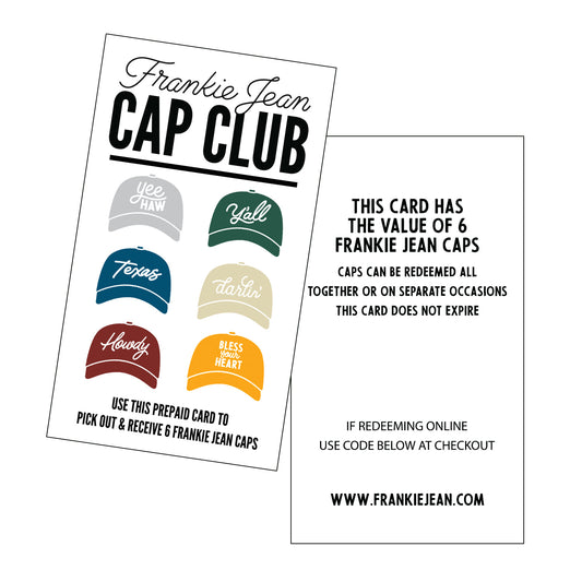 Cap Club Card