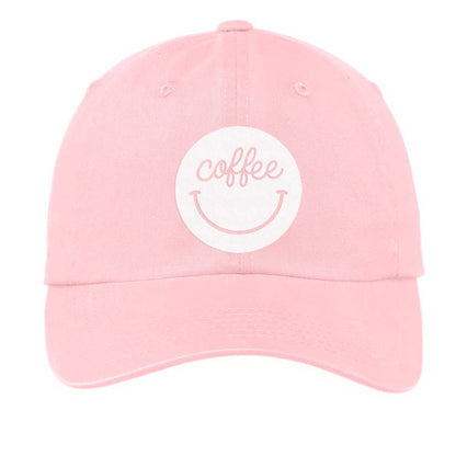 Coffee Cursive Smile Baseball Cap