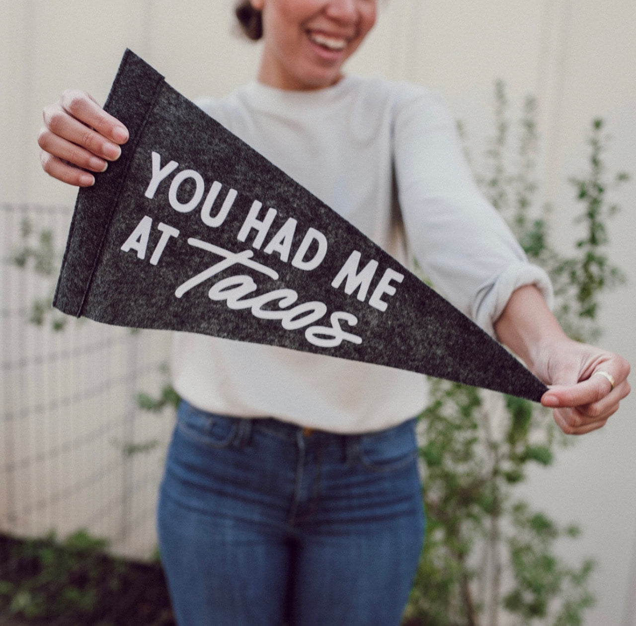 You Had Me At Tacos Large Pennant