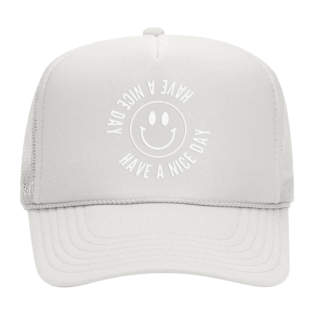 Smile Have a Nice Day Foam Snapback